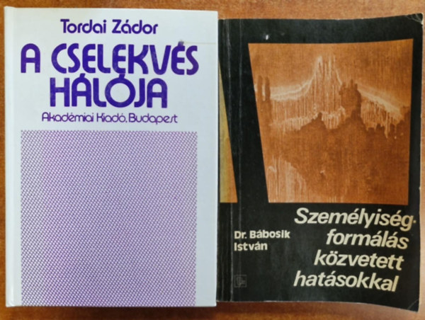 2db knyv:Szemlyisgformls kzvetett hatsokkal + A cselekvs hlja ( 2 ktet )