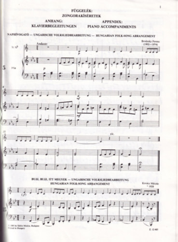 Zongorak�s�retek ( Naph�vogat� .. )  kotta