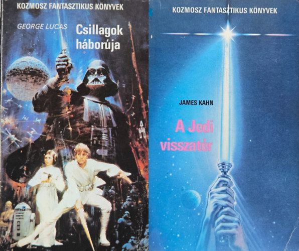 George Lucas James Kahn - 2 db Star Wars regny: Csillagok hborja + A Jedi visszatr (Kozmosz Fantasztikus Knyvek)