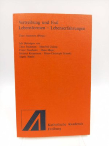 Vertreibung und Exil Lebensformen - Lebenserfahrungen (elv�ndorl�s �s sz�m�zet�s �letm�dja - �lettapasztalatok n�met nyelven)