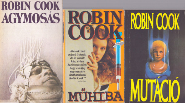 3 db Robin Cook ktet: Mutci + Mhiba + Agymoss