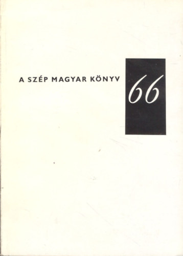 A szp magyar knyv 1966