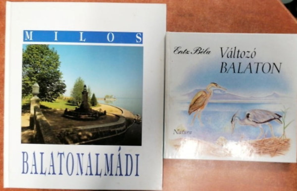 2 db knyv:Vltoz Balaton,Balatonalmdi