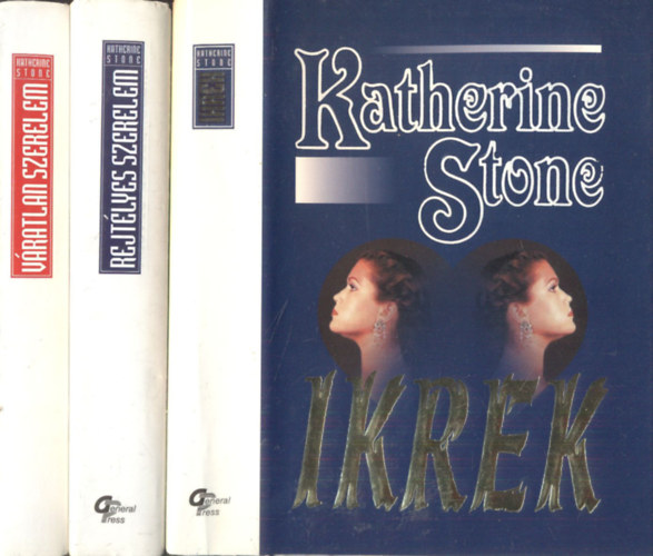 6 db Katherine Stone regny: Ikrek + Vgyak + Hamis ragyogs + Maradj velem + Gyngyhold + jra egytt