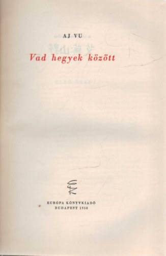 Vad hegyek k�z�tt