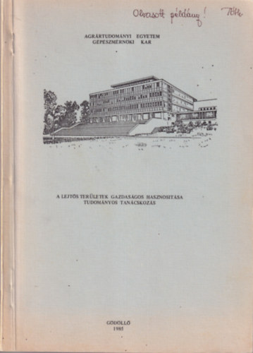 A lejt�s ter�letek gazdas�gos hasznos�t�sa