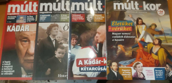 4 db Mlt-Kor trtnelmi magazin (2012 tavasz + 2012 sz + 2021 sz + 2023 sz