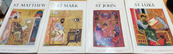 4 db The Navarre Bible: St. Matthew + St. Mark + St. John + St. Luke (Texts and Commentaries)