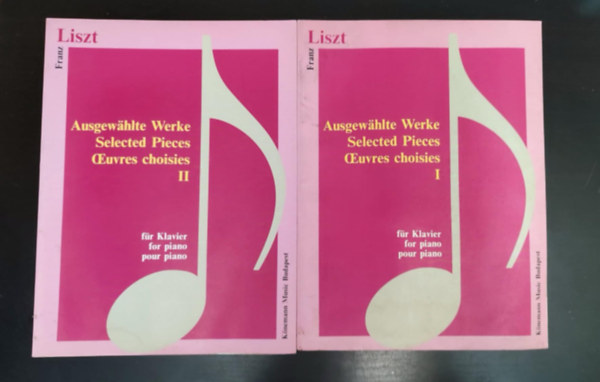 Ausgewahlte Werke fr klavier / Selected Pieces for piano / Oeuvres Choises pour piano I-II.