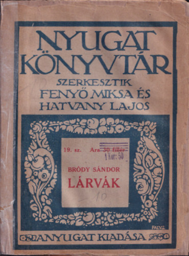 Lrvk (Nyugat Knyvtr) (I. kiads)