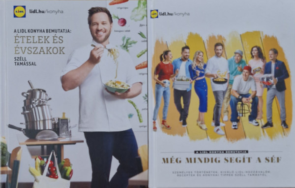 2 db Lidl szakcsknyv knyvcsomag - telek s vszakok + Mg mindig segt a sf