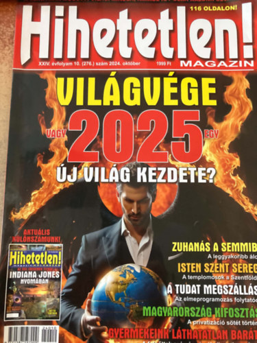 Hihetetlen! magazin XXIV. �vfolyam 10. (276.) sz�m 2024. okt�ber