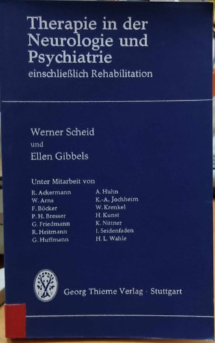 Therapie in der Neurologie und Psychiatrie einschlielich Rehabilitation