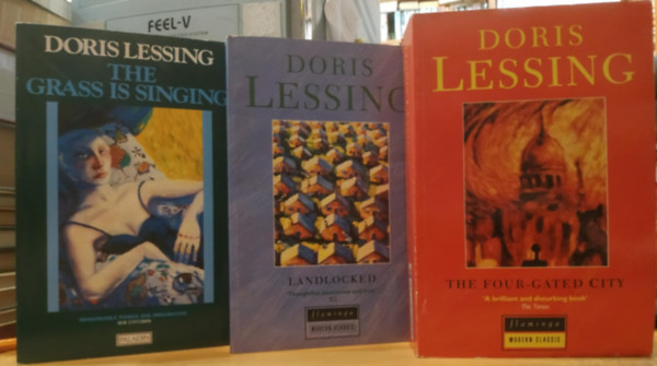 Doris Lessing - 3 db Doris Lessing: Landlocked + The Four-Gated City + The Grass is singing