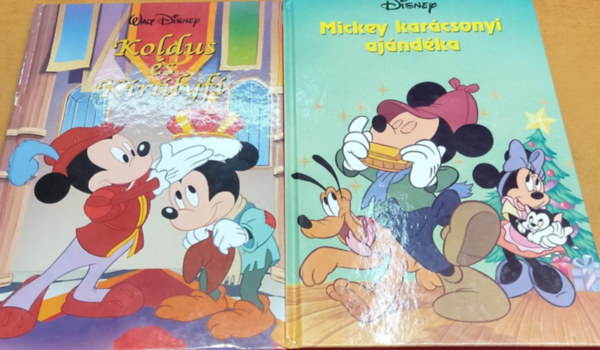 Walt Disney - 2 db Disney knyvklub: Koldus s kirlyfi + Mickey karcsonyi ajndka