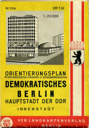 Orientierungsplan - Demokratisches Berlin - Hauptstadt der DDR