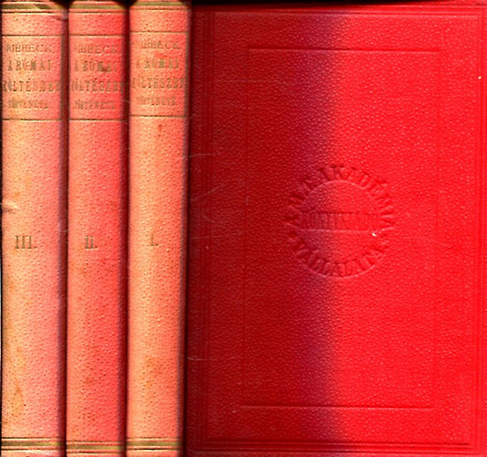 Ribbeck Ott� - A r�mai k�lt�szet t�rt�nete I-III.