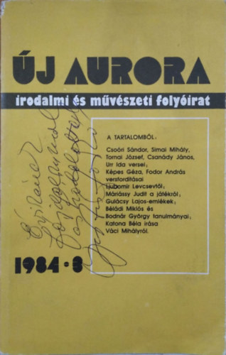 �j Aur�ra, 1984/8.