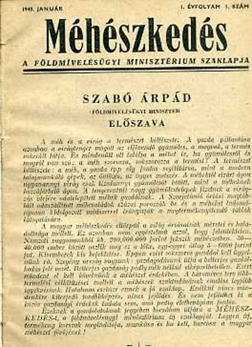 M�h�szked�s I. �vfolyam 1. sz�m)