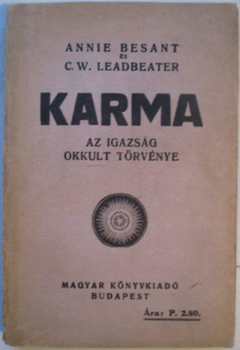 Karma-Az igazsg okkult trvnye