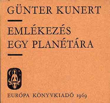 G�nter Kunert - Eml�kez�s egy plan�t�ra