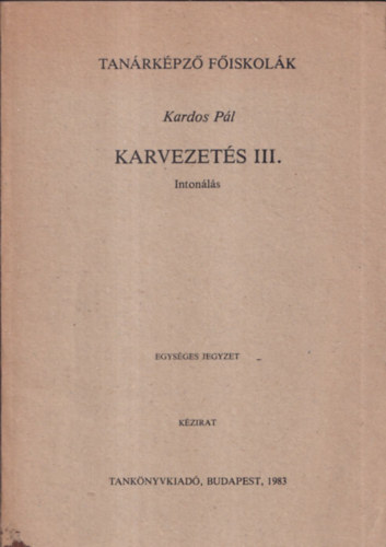 Karvezets III. (Intonls)