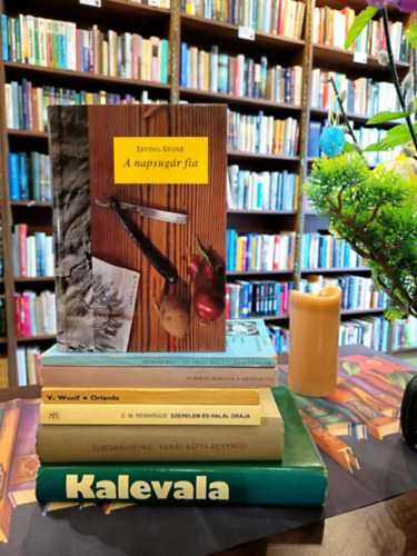 Harriet Beecher-Stowe, Erich Maria Remarque, Virginia Woolf, Alberto Moravia, Ernest Hemingway, Irving-Stone R�cz Istv�n  (ford.) - Vil�girodalom k�nyvcsomag 7 darabos K�NYVMENT� AJ�NLAT: Kalevala, Tam�s b�tya kunyh�ja, Szerelem �s hal�l �r�ja, Orlando, A megalkuv�, Az �reg hal�sz �s a tenger, A napsug�r fia