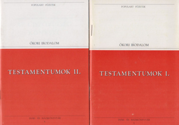 Testamentumok I-II. (Populart f�zetek 3.)