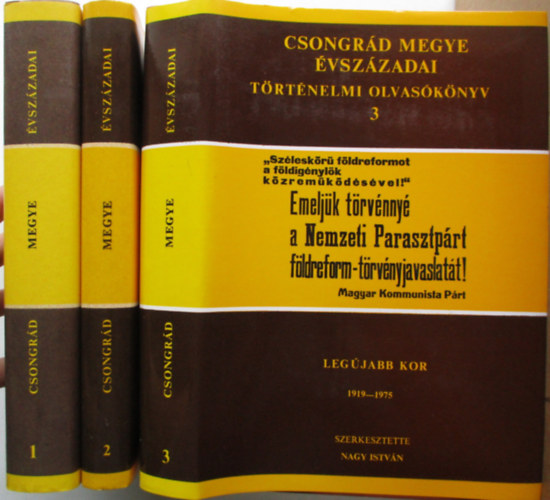 Csongr�d megye �vsz�zadai I-III. (T�rt�nelmi olvas�k�nyv)