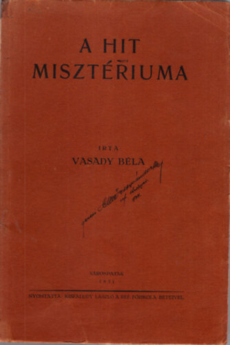 A hit misztriuma