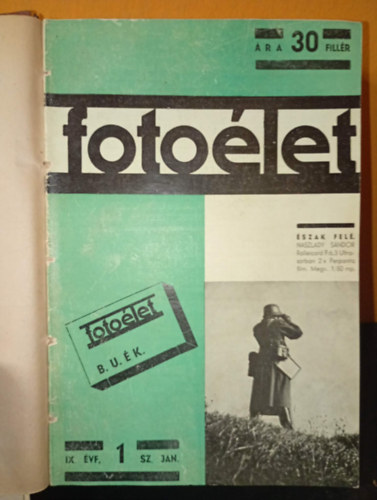Foto�let IX-X �vfolyam egybek�tve (1939-1940)