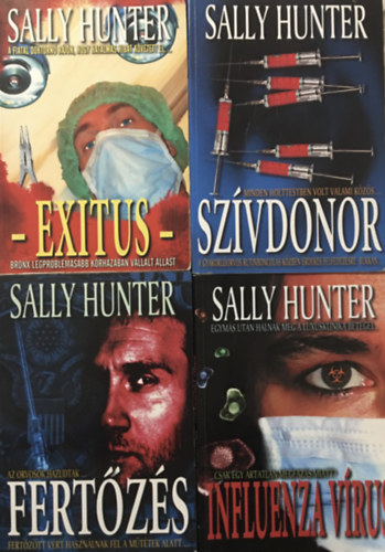 Sally Hunter - Szvdonor + Exitus + Influenza vrus + Fertzs (4 ktet)