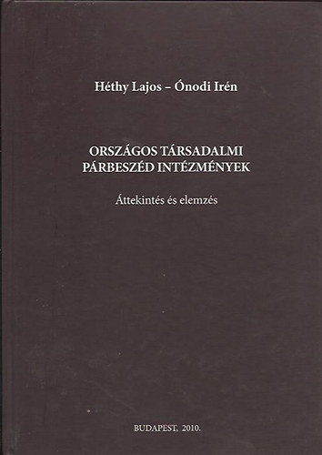 Orszgos trsadalmi prbeszd intzmnyek