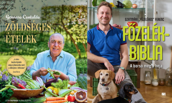 Gennaro Contaldo Szatmri Ferenc - 2 db zldsges szakcsknyv: Fzelkbiblia + Zldsges telek