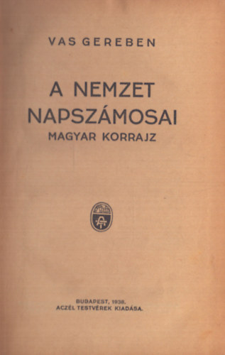 A nemzet napszmosai - Magyar korrajz (1938)