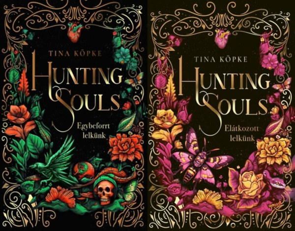 Hunting Souls 1-2. (K�L�NLEGES, �LDEKOR�LT KIAD�S): Hunting Souls - Egybeforrt lelk�nk - (K�l�nleges kiad�s) + Hunting Souls 2. - El�tkozott lelk�nk - (K�l�nleges kiad�s)