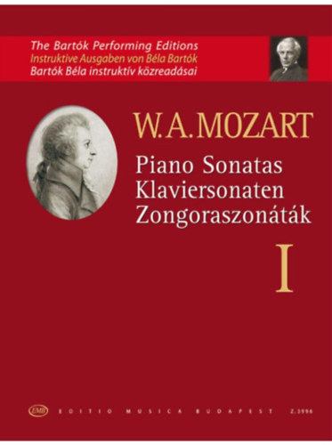 W.A. Mozart - Zongoraszon�t�k I. ( Magyar - Angol - N�met)