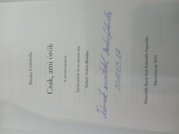 Banka Gabriella - Csak, ami örök