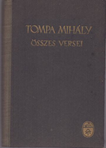 Tompa Mihly sszes versei