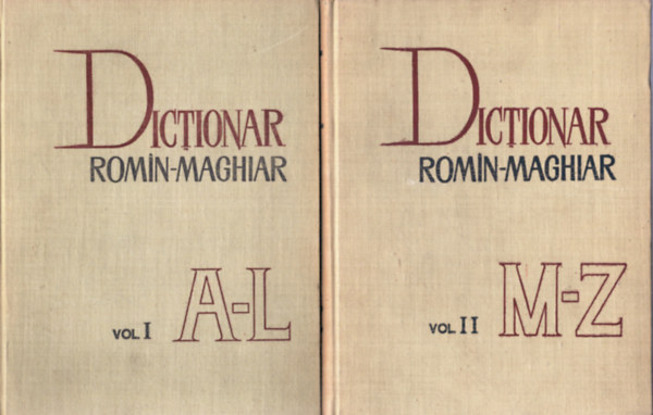 Kelemen Bla  (szerk.) - Dictionar Romin-Maghiar / Romn-Magyar sztr I-II.