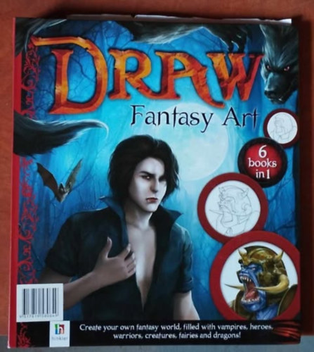 Vmpr rajzol -angol-Draw Fantasy Art 6 Books in 1: Vampres