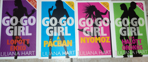 4db Go-Go Gitr knyv: Go-Go Girl s a lopott kk; Go-Go Girl a pcban; Go-Go Girl nyomoz; Go-Go Girl s a halott rks