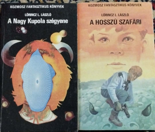 2db L�rincz L.L�szl� k�nyv - A hossz� szaf�ri + A nagy kupola sz�gyene