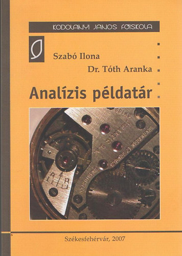 Szab Ilona-Dr.Tth Aranka - Analzis pldatr
