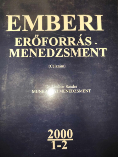 Emberi erforrs menedzsment 2000 1-2