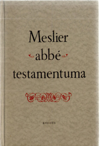 Meslier abb testamentuma