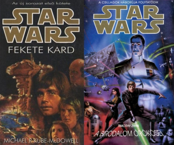 2 db Star Wars regny: Star Wars: A Birodalom rksei + Star Wars: Fekete kard