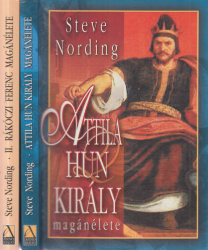 2 db. magyar trtnelmi knyv (Attila hun kirly magnlete + II. Rkczi Ferenc magnlete)