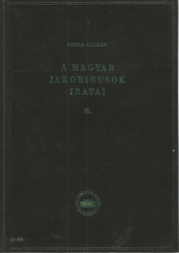 A magyar jakobinusok iratai II.