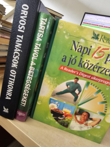 3db Reader's Digest album, KNYVMENT AJNLAT: Orvosi tancsok otthonra+ Tartsa tvol a betegsgeket+ Napi 15 perc a j kzrzetrt